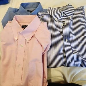 3 brooks brothers boys button down shirt long sleeve size 14